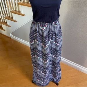 Pink Rose Maxi Dress size Small